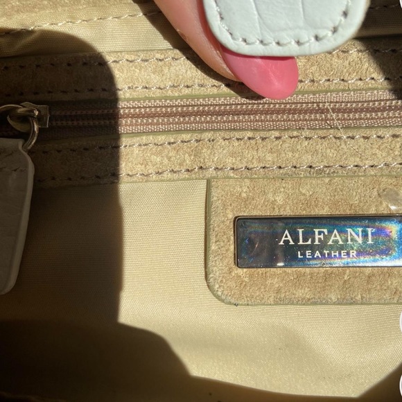 vintage y2k snakeskin alfani shoulder bag - Picture 3 of 4